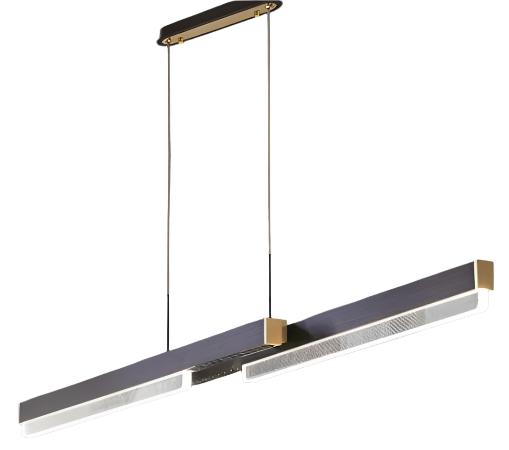 Bar-Shaped Linear LED Pendant Light 30W