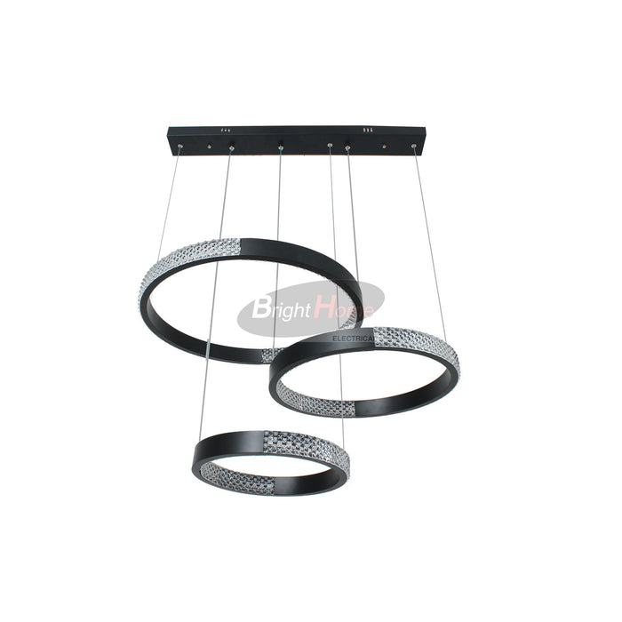 Triple Ring Modern Luxury Modern Minimalist LED Pendant Light