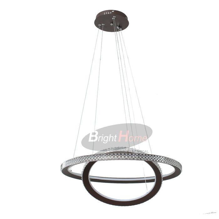 Double Ring Modern Minimalist LED Pendant Light