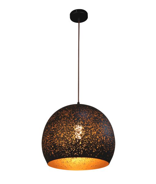 Iron Rust-Colored LED Pendant Light