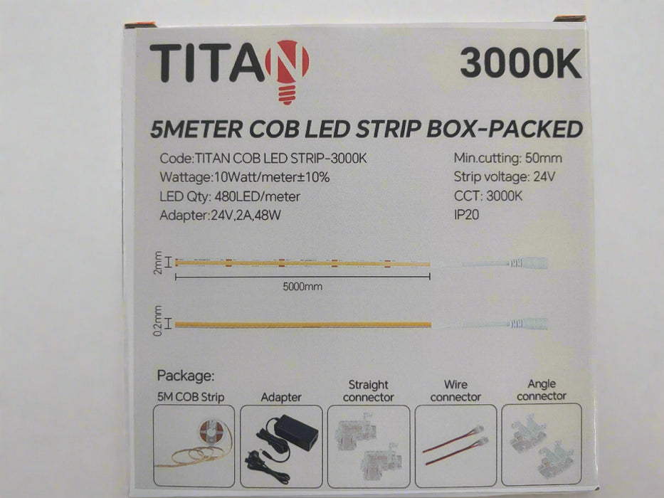 TITAN 5 Meter COB LED Strip Kits