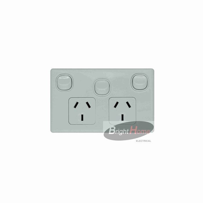 Double + extra switch(Horizontal)-WHITE