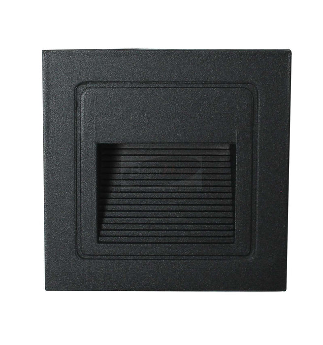 KOEE Black Frame Square Modern LED COOL White Recessed step light