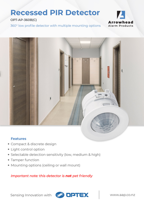 360degree PIR motion sensor-WH