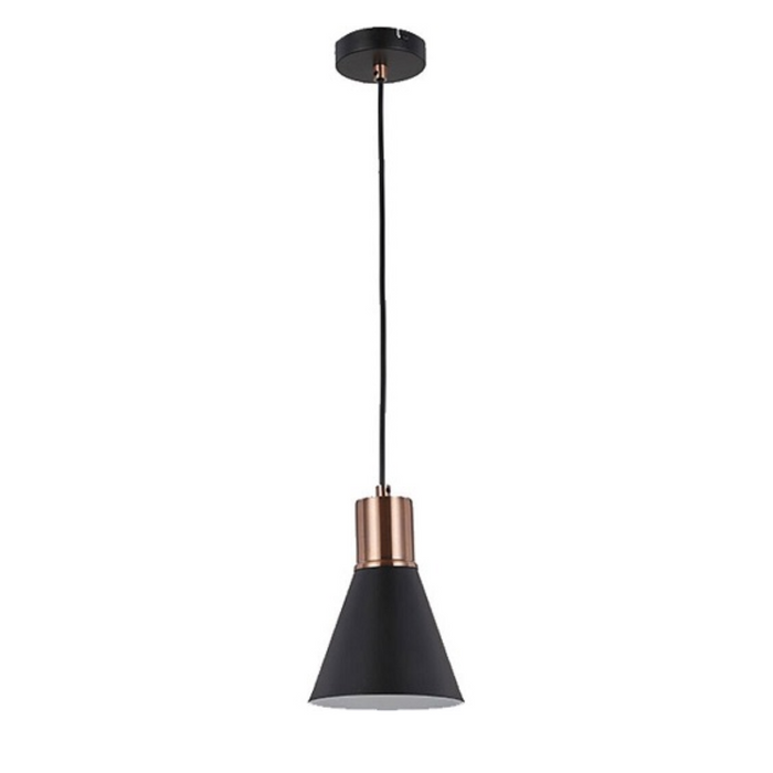 Black Copper Pendant Light E27 Lamp not Included