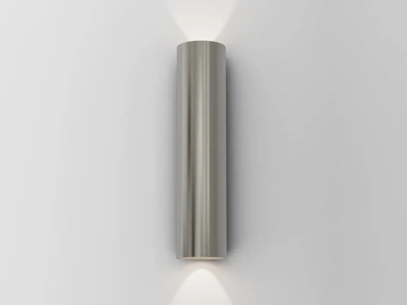 TURBO 3000K Silver LED Wall Light