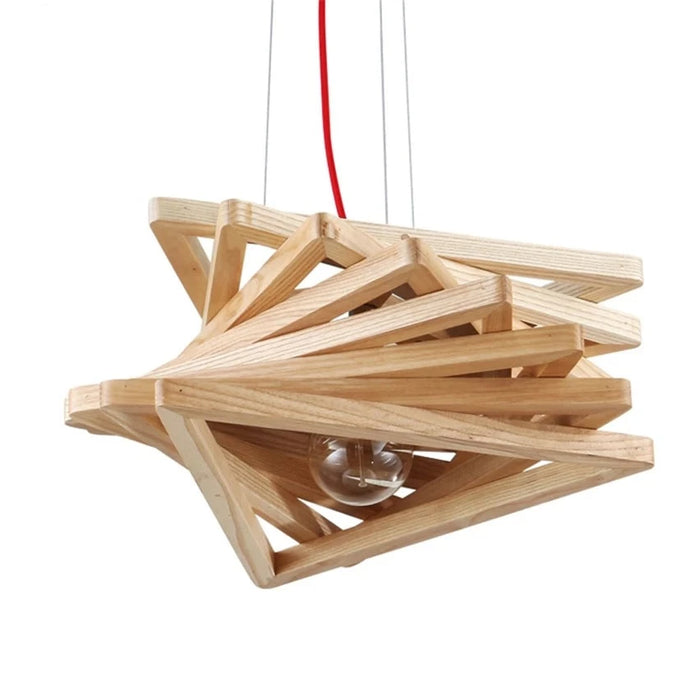 FRANCE Cyclone Wooden Design LED Pendant Light